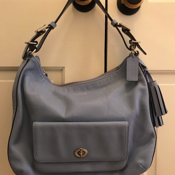 Periwinkle Coach Purse - Picture 1 of 6